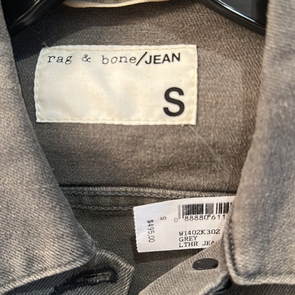 Rag and Bone Size Small Denim and Leather jacket - Picture 3 of 3